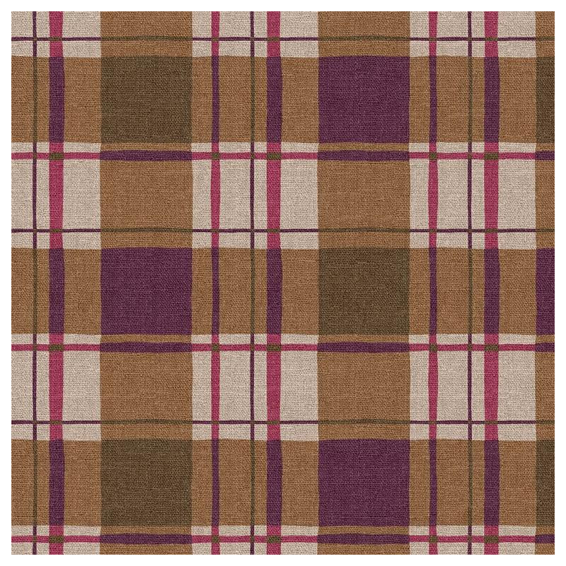 Printed Half Panama TINSLEY Green / Violet